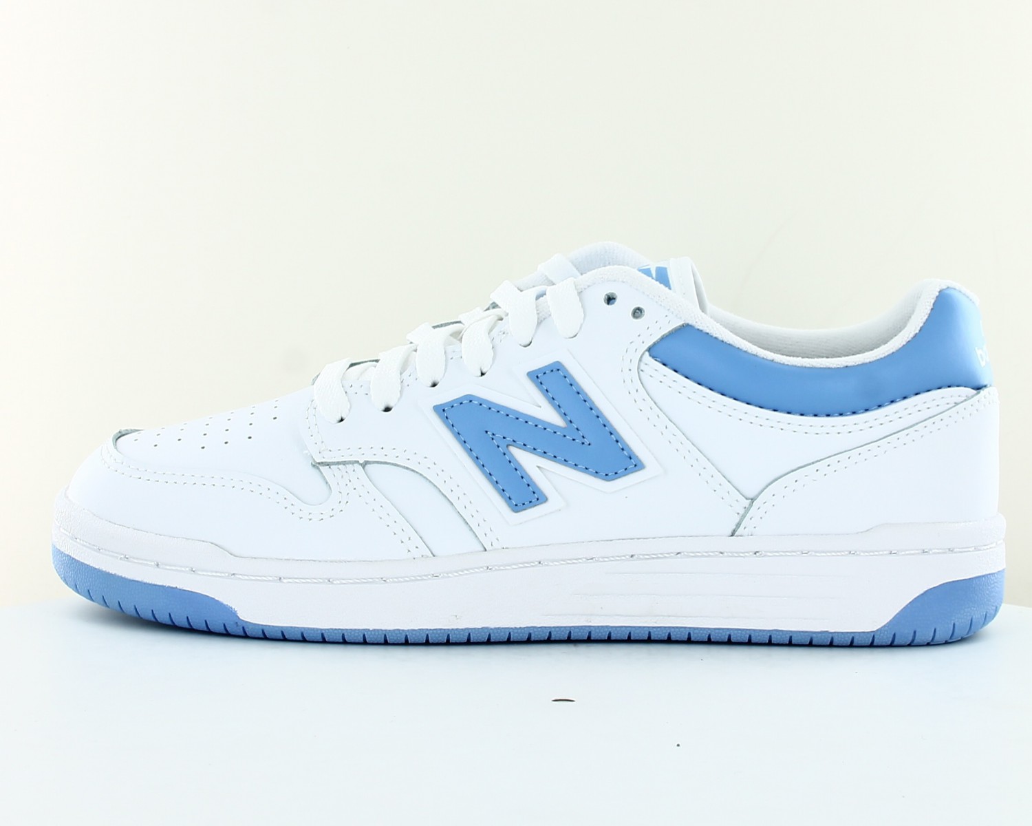 New Balance 480 Blanc bleu ciel